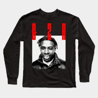 Gza -- Aesthetic Fan Art Design Long Sleeve T-Shirt